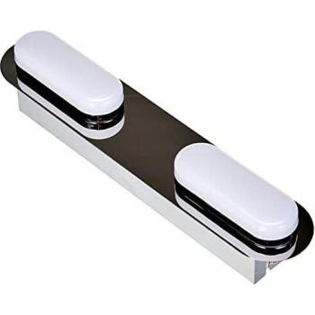 Aplique LED Smart+ Orbis Duplo 2 luces, 15W, 1400LM, IP44, cromado, WiFi y regulable