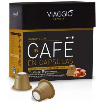 VIAGGIO ESPRESSO - 120 Cápsulas de Café Compatibles con Máquinas Nespresso - CARAMELLO