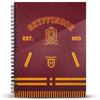 Harry Potter Varsity-Cuaderno Papel Cuadriculado DIN A4