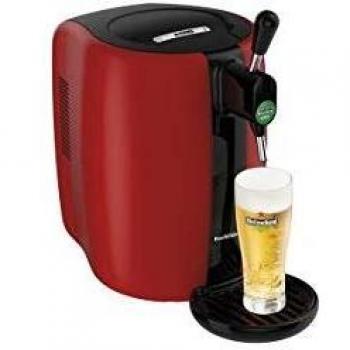 Máquina de Cerveza SEB BeerTender VB310510 - Dispensador de Bebidas 5L - Potencia 70W - Color Rojo y Negro