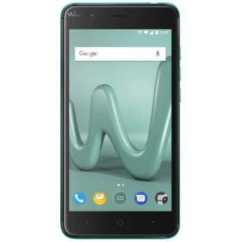 Wiko Harry - Smartphone 5 HD, Dual SIM, 4G, Quad Core 1.3GHz, 3GB RAM, 16GB Memoria Interna, Cámaras de 13/5MP con Flash LED, Android 7 Nougat - Turquesa