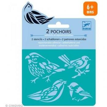Plantillas para pintar pájaros