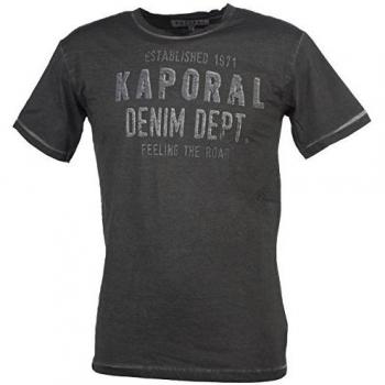 Kaporal - Camiseta de manga corta - para niño Gris Anthracite foncé 16 Años
