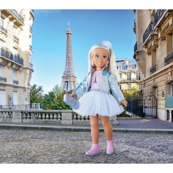 Muñeca Valentine Fashion Week - COROLLE Girls multicolor, muñeca de 36 cm, cuerpo suave y ligero, cabello largo y sedoso, vestuario de moda inspirado en la semana de la moda de París, incluye accesorios a juego