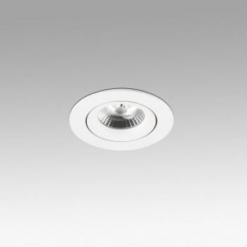 Empotrable LED redondo orientable de techo Faro Barcelona Nais 02111001 Blanco