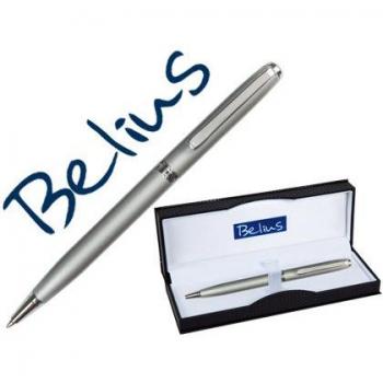 BOLIGRAFO BELIUS DUBLIN PLATA EN ESTUCHE