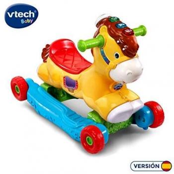 VTech- Baby Caballito Balancín 2 en 1, Multicolor
