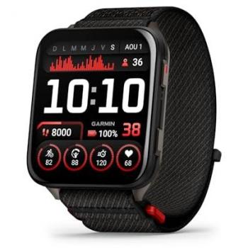 Smartwatch Garmin Venu X1 Negro, GPS, Pantalla AMOLED 2, 34g, Seguimiento de Salud y Ejercicio, Bluetooth y WiFi