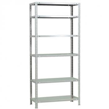 Estantería Metálica Blanca Advantage Plus 6 Baldas 2000x1000x300 mm, Capacidad de Carga 75 kg por Balda