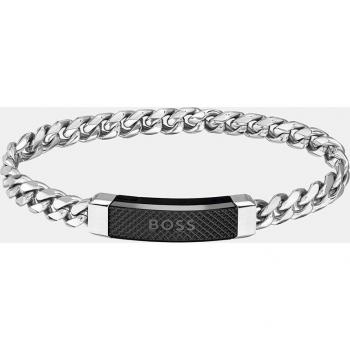 Pulsera de Acero Inoxidable BOSS Jewelry Bennett con Detalles Elegantes