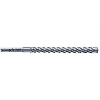 Izar 32062 Broca-Martillo SDS Plus Zentro 4+, Hormigón Reforzado, 1891, 10.0 mm Diámetro Corte, 250 mm Longitud Corte, 315 mm Longitud