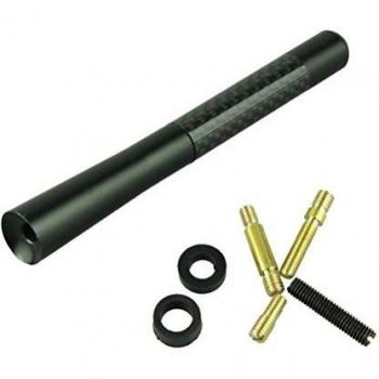 Pixnor - Antena de techo de repuesto para Toyota Yaris, color negro, AM/FM, enroscable