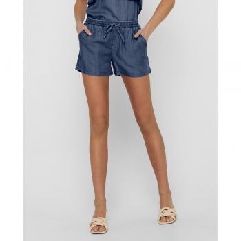 Short de mujer Only Dark Blue Denim en tejido fluido y corte moderno