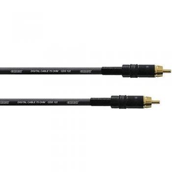Cordial CPDS 1 CC Digital RCA to RCA Cable - 1 Meter S/PDIF Interface Cable (75 Ohm)