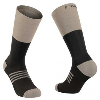 Calcetines Largos Northwave Extreme Pro Alto Negro Beige