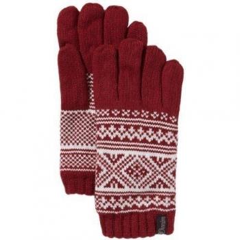 Tom Tailor - Guantes para hombre, talla Talla única, color rojo