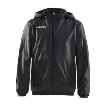 Children's Craft Windbreaker Jacket - Black, Ages 6-8