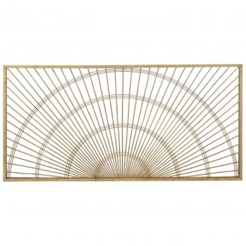 Cabecero de Cama DKD Home Decor Marrón Ratán (160 x 3 x 80 cm)