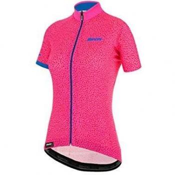 Santini Giada Hip Jersey Short Sleve, Rosa, L