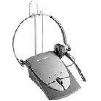 Plantronics S12 Telephone Headset System, Con cables, Abrir