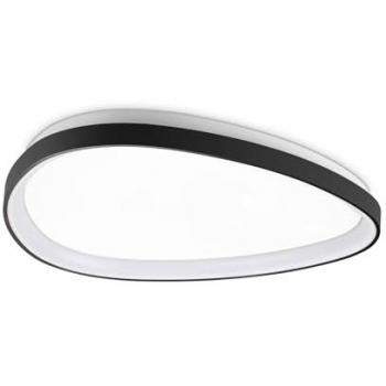 Plafoniera LED Integrada DALI Gemini 61cm Negra 3650Lm 3000K