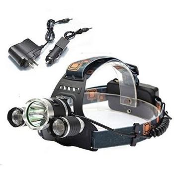 XM-L T6 LED recargable 3T6 linterna del faro de la antorcha