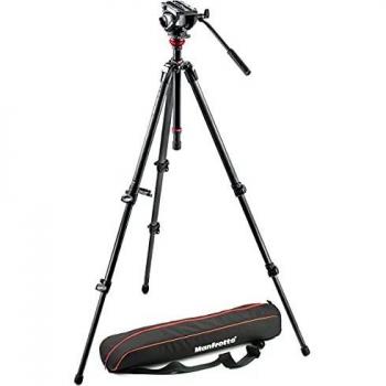 Manfrotto MVH500AH - Trípode completo, negro - con 755CX3