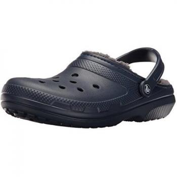 Crocs Women's Classic Lined Clog - Navy - Size 8/8.5/9