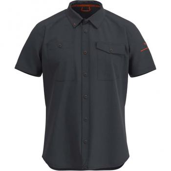 Camisa de trabajo Ternua Ega de manga corta gris para hombre