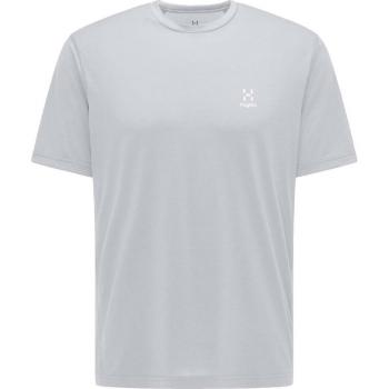 Camiseta de hombre Haglöfs Ridge manga corta gris luminoso - L