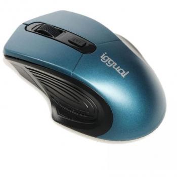 iggual Ergonomic-L Ratón Inalámbrico Mano Derecha 1600 DPI Azul
