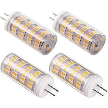 G4 LED 12v Bombillas, Bsxywa 5W LED Equivalente a 40W Bombillas Halógenas, 400LM, Blanco Cálido 3000K, AC/DC 12V, sin parpadeo, No regulable, Paquete de 4