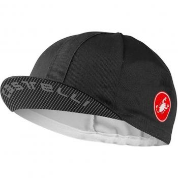 Gorra Castelli Espresso Negra con diseño clásico, ajuste cómodo, fabricada en material transpirable y ligero, ideal para actividades al aire libre y uso diario