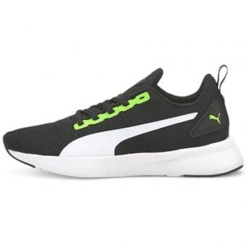 Zapatillas Puma Flyer Runner Jr, Zapatillas Unisex niños, color negro y verde, talla 37.5 EU