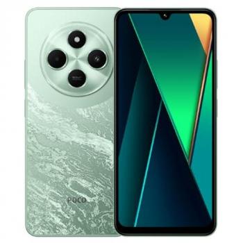 Smartphone POCO C75 Verde 8 GB RAM + 256 GB Almacenamiento, Pantalla de 6.88 120Hz, Procesador Mediatek Helio G81, Triple Cámara 50MP+2MP,