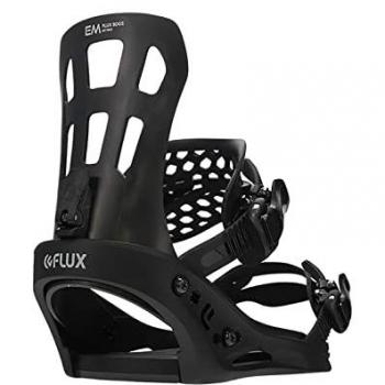 Flux EM Black L - Fijaciones de snowboard, modelo 2022, color negro, talla L