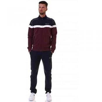 Champion m-tuta cremallera larga Auth, rojo, Large