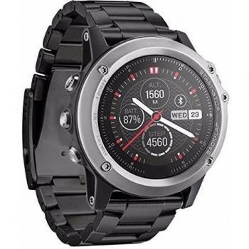 Garmin Fenix 3 Acero inoxidable Correa de reloj / banda de / cadena de reloj / watch band, KuGi ® Garmin Fenix 3 / Fenix 3 HR Correa de reloj 26mm de alta calidad de de acero pulsera reloj elegante correa de la venda de metal inoxidable con adaptador met