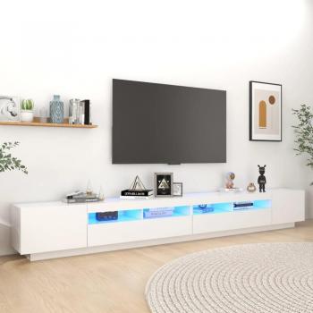 Mueble para TV con luces LED 300x35x40 cm, Mueble de Salon, Mueble Televisor, Mesa de TV, Mueble tele