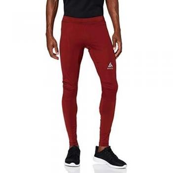 Odlo BL Bottom Long ZEROWEIGHT Windproof Warm Pantalón, Hombre, Syrah, Small