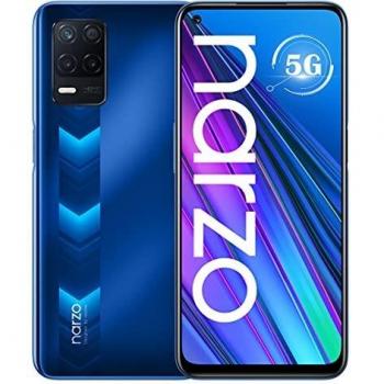 Realme narzo 30 5g smartphone dual sim 4gb 128gb dimensity 700 pantalla fhd de 65 a 90 hz 5000mah camara de 48 mp version global racing azul