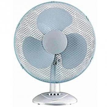 Raydan Home 4742-26016000100 Ventilador de Sobremesa Oscilante hasta 90, Modelo Up Comfort con 3 Velocidades, Pequeño 40 cm, 40W de Potencia, 40 W, Blanco