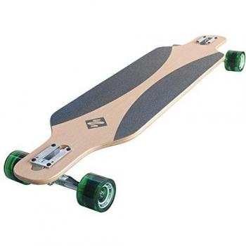 MTS Sportartikel 500228 Street surfing - Longboards freeride 'Carve Green' 39''
