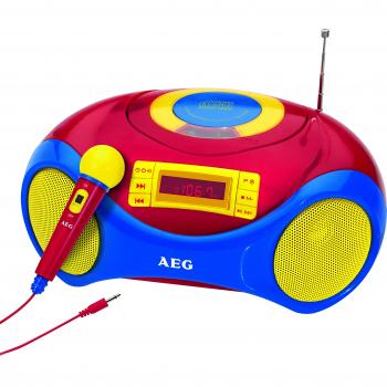 AEG AEG SR 4363 - Radio CD con micrófono para niños