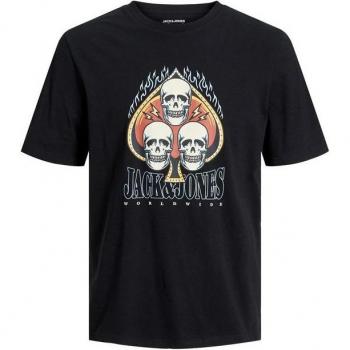 Camiseta Jack & Jones Jorheavens Neck Infantil Negro