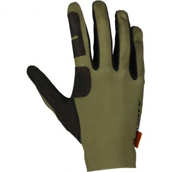 Guante de ciclismo unisex ULTD. LF Scott, color verde caqui, talla S, guantes largos