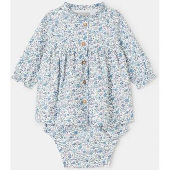Vestido de bebé niña manga larga cuello mao Coconut El Corte Inglés