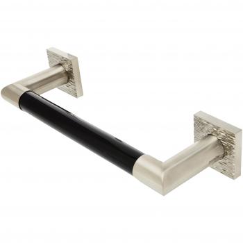 Pomdor - Toallero rigato pvd niquel mate - negro heritage