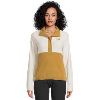 Helly Hansen Women's Daybreaker Snap Fleece Pullover XL Brown Lynx