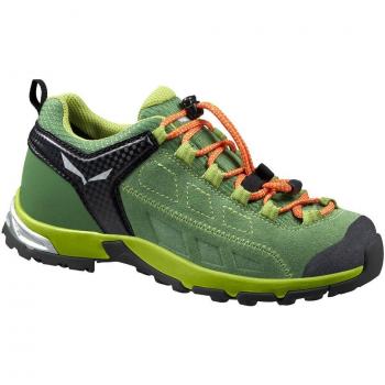 Salewa JR ALP Player WP Botas de senderismo, Unisex infantil, Verde  /  Negro  , 31